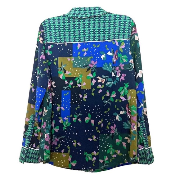 CAbi colorful western floral print shirt, from previous fall season, size M - Picture 8 of 14